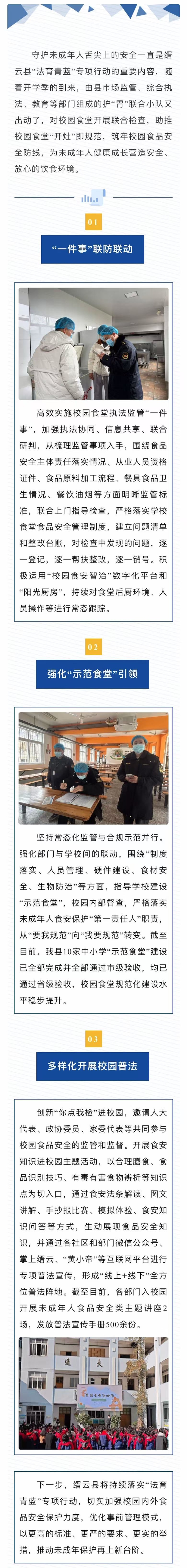 法育青蓝丨缙云县开展护“胃”行动 牢守未成年人舌尖上的安全.jpg